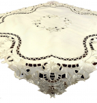 Laudlina ruudukujuline OH-174-B, kreemjasvalge, 85 x 85 cm