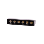 Valgusti siinide jaoks Modoled Magnetic MLP1050M, LED, 3000 - 6000 &deg;K, 1 x 6 W, must v.