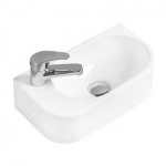 Vannitoa kraanikauss Mexen Viera, keraamiline, 40 cm x 21.5 cm x 12 cm, valge