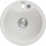 K&ouml;&ouml;givalamu Mexen Diego, graniit, 48.8 cm x 48.8 cm x 16.7 cm, valge/kroom