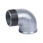 Torup&otilde;lv Jinan Meide G92, 90 &deg;, 1 1/2", malm/tsink