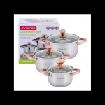 Pottide komplekt Kamille 4936, 14 cm, 1 l, hall v.