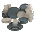 L&otilde;unaserviis Ambition Craft blue and beige, portselan, Sinine v./Pruun v./Kollane v.