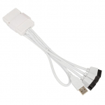 Kaabel Lian Li PW-U2TPAW USB 2.0 Type-A, 3 x IDC 9-pin, valge v.