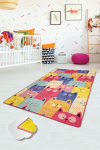 Koridorivaip Conceptum Hypnose Cats Multi Djt, mitmev&auml;rviline, 200 cm x 100 cm