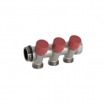 Kollektor Carlo Poletti C32R34, reguleeritav, 1/2", 3/4", 3 r&otilde;ngast