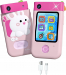 Laste kaamera Xrec Bls-i9, 11.5 cm, valge v./roosa v.