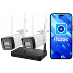 Valvekaamera HiLook IKS-2044BH Easylink Wi-Fi 6 Wireless Video Kit 4MP 2x Bullet Camera