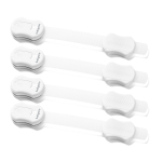 M&ouml;&ouml;blit &uuml;mbermineku eest kaitsev rihm BabyOno 1644, 3.5 cm, valge v., 4 tk