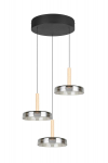 Valgusti lagi Trio Celeste, LED, 3000 &deg;K, 3 x 7.5 W, must v.
