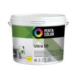 V&auml;rvi alus Pentacolor Ultra 10, emulsiooni-, poolmatt, 5 l