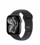 Nutikell Apple Watch Series 11 GPS 42mm MEQU4ET/A, jet black alumiiniumist korpus black spordirihmaga - M/L