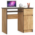 Kirjutuslaud koos kapiga Akord Furniture Factory Piksel, 90 cm x 50 cm, 77 cm, tamm v.