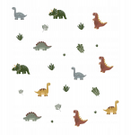 Seinakleebis, komplekt, dinosaurus Sipo Mini WS63051, mitmev&auml;rviline