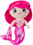 Pehme m&auml;nguasi Lean Toys Mermaid, roosa v., 30 cm
