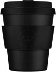Plastikust klaas Ecoffee Cup Solid Colours Kerr & Napier, 240 ml, silikoon/pol&uuml;piimhape (pla), must v.