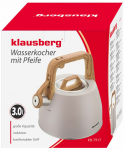 Vilega teekann Klausberg KB 7917, 2.5 l, puidu v./beež v.