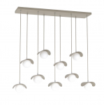 Valgusti lagi Emibig Ritual, G9, 9 x 8 W, valge v./beež v.