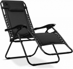 Lamamistool ChillWell Soft, must v., 160 cm x 60 cm x 107 cm