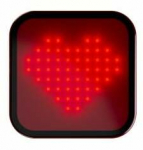 Tagatuled, laetav Magene L308 28202, plastik, punane v.