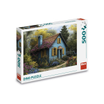 Pusle Dino Blue House, 33 cm x 47 cm, 500 tk, mitmev&auml;rviline