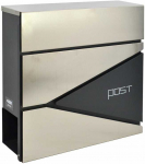 Postkast AWTools AW75055, antratsiit v./h&otilde;be v., 10.5 cm x 37 cm x 37 cm