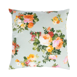 Dekoratiivne padi Home4you Holly floral, kollane v./roheline v./oranž v., 50 cm x 50 cm