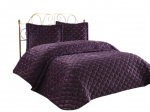 Voodikate, koos padjap&uuml;&uuml;ridega Mijolnir Lima 773NVA1227, lilla v., 250 cm x 260 cm
