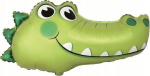 Fooliumist &otilde;hupall erikujuga Flexmetal Crocodile Head, roheline v.