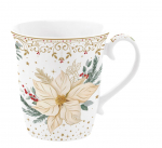 Tass Easy Life Elegance, valge v./pruunikas v., 0.275 l