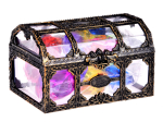 Loovkomplekt, teemantkivide komplekt Pirate Chest, mitmev&auml;rviline
