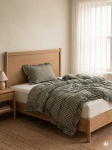 Voodipesukomplekt Homla Basic Whisper 245456, roheline v., 50 x 60 cm, 140 x 200 cm, 2 os.
