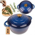 Emailitud malmpott King Hoff Hage, &Oslash;26 cm, 5 l, sinine v.