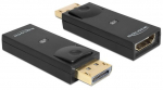 Adapter Delock DisplayPort 1.1 / HDMI Displayport 1.1 male, HDMI 19 pin female, must v.