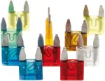 Pingemuundur Bottari B30113 Small Fuse Set 10pcs, mitmev&auml;rviline, 12 V, 10 tk