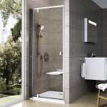 Du&scaron;&scaron;uksed Ravak Pivot PDOP1-90, 90 cm x 190 cm, satiin v./l&auml;bipaistev v./karastatud