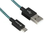 Juhe Sharkoon, Micro USB/USB, 100 cm, helesinine v.