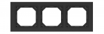 Kolmene raam Vilma QR1000 FIT LINE, matt must