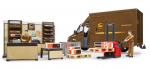 Komplekt Bruder UPS Parcel Shop 62250, mitmev&auml;rviline