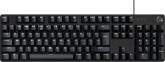Juhtmega m&auml;nguklaviatuur Logitech G413 SE GX Linear 920-010437, Inglise (INT), must v.