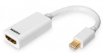 Adapter Assmann AK-340411-001-W Displayport, HDMI, 0.15 m, valge v.
