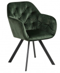 Tugitool Santi, roheline v., 61.5 cm x 57.5 cm x 81.5 cm
