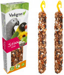 Pulgake Vadigran Stixx Parakeet & Parrots Fruit 2pcs 14471, suurtele papagoidele, 0.115 kg