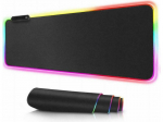 Hiirematt Omega Varr Gaming, 90 cm x 40 cm x 0.3 cm, must v.