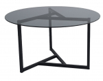 Kohvilaud Kalune Design Trio S402F, must v., 75 cm x 75 cm x 42 cm