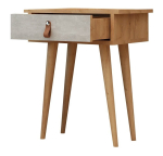 Konsoollaud Kalune Design Astava, tamm v./valge v., 40 cm x 35 cm x 65.6 cm