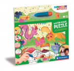 Pusle Clementoni Water Magic Baby Dragons 22245, 22.4 cm x 30.5 cm, 15 tk, mitmev&auml;rviline