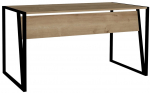 Kirjutuslaud Kalune Design Cunda 835PUQ5048, 140 cm x 70 cm, 74 cm, must v./puidu v.