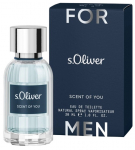 Tualettvesi S.Oliver Scent Of You Man, 30 ml