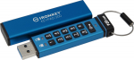 USB m&auml;lupulk Kingston IronKey Keypad 200, sinine v., 16 GB